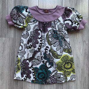 Tea Collection Painted Floral Pocket Dress